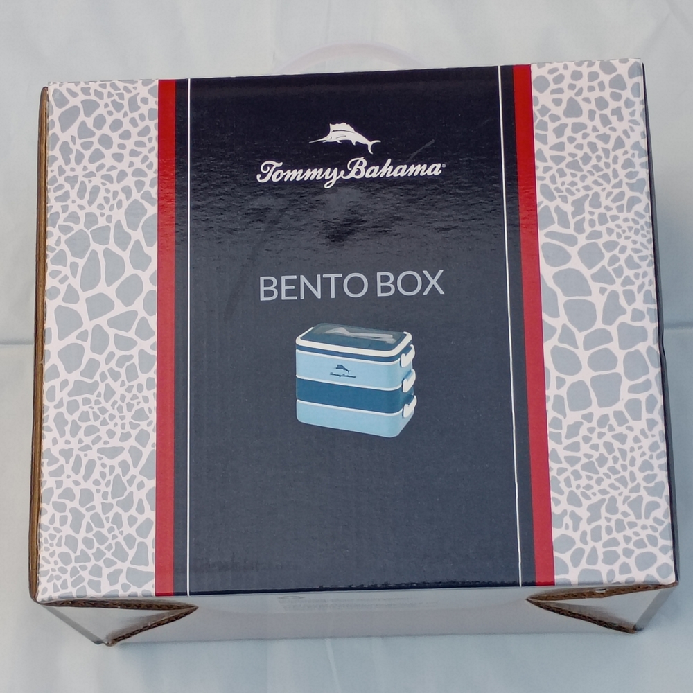 Tommy Bahama Bento Box NWT Lunch Box Portable  Leakproof with Handles